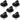 AMI PARTS® 00650847 Cooktop Stove Knobs Fit for Bosch Stove Knob, Durable Stove Control Knobs, 5 PCS