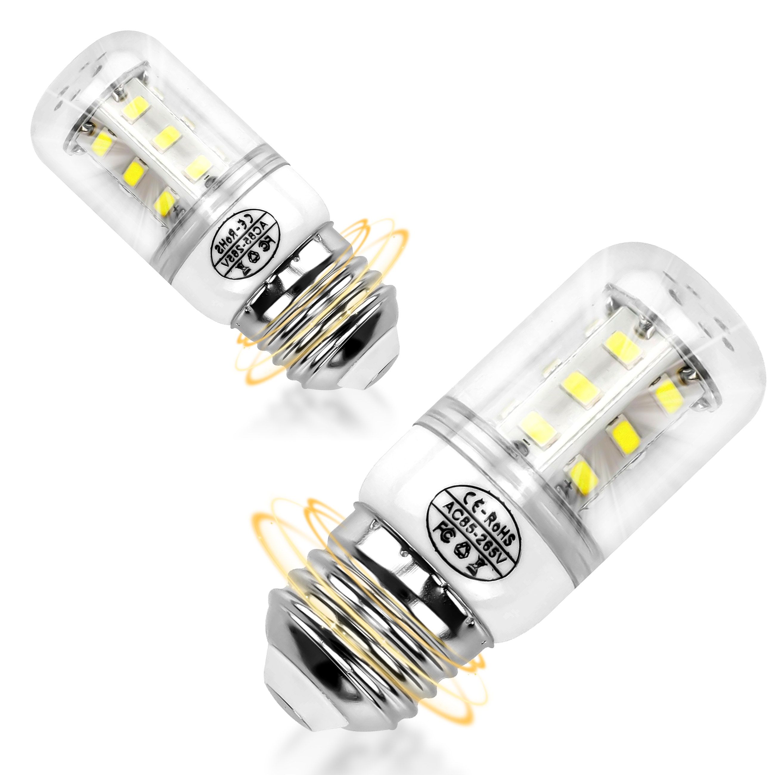 LED Refrigerator Light Bulb – E27 3.5W Corn Bulb – Replaces Frigidaire/Kenmore 5304511738